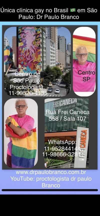 clinica de proctologia para o gay no centro de São Paulo