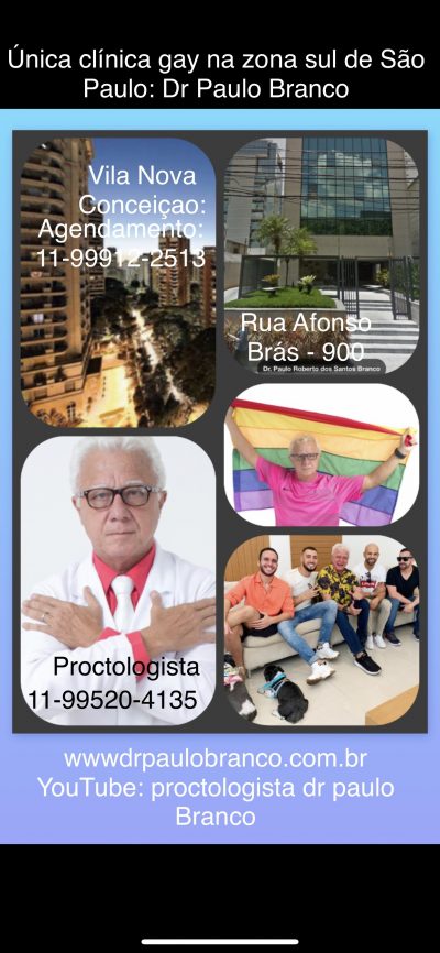 clinica de proctologia para o gay na zona sul de São Paulo 