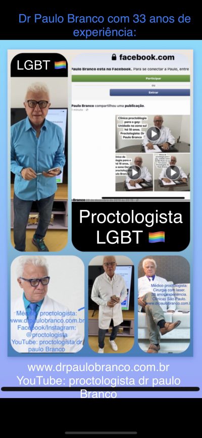 proctologista para pacientes LGBT.